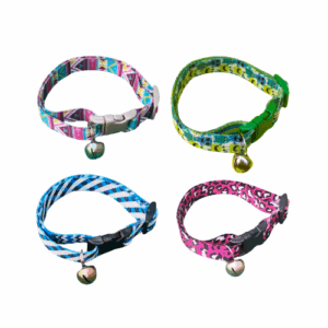 Coleira de Elástico com Guizo para Gatos M